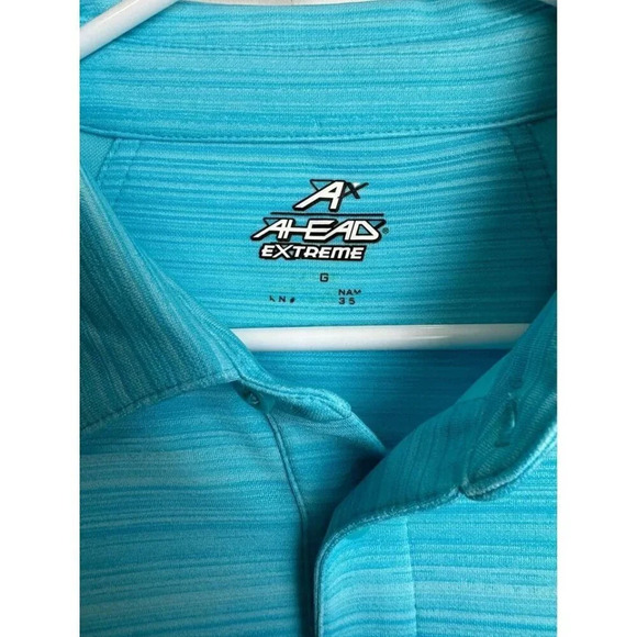 Ax Ahead Extreme Mens Polo Shirt Size Large #0718 - Picture 2 of 3